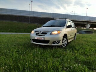 2004 Mazda MPV II (LW) Рестайлинг, серебристый, 410000 рублей, вид 2
