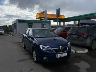 2018 Renault Logan II Рестайлинг, синий, 1350000 рублей, вид 2