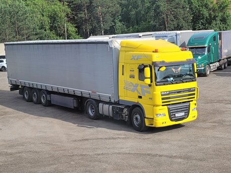 2014 DAF XF 105, жёлтый, 5000000 рублей, вид 1