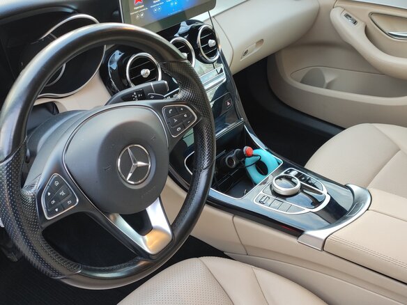 2014 Mercedes-Benz C-Класс 180 IV (W205), синий, 1820000 рублей - вид 6