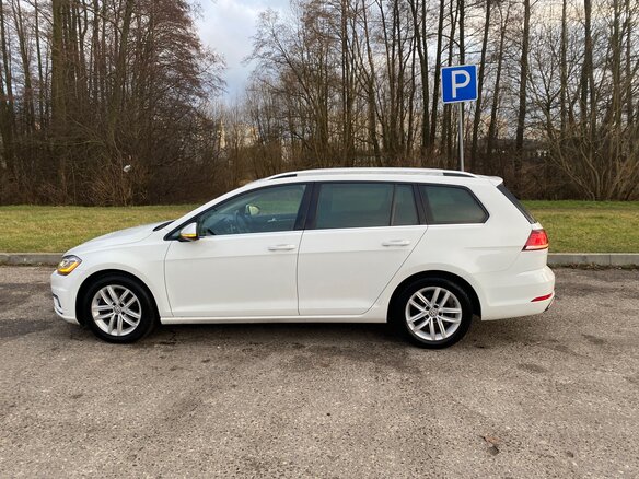 2018 Volkswagen Golf VII Рестайлинг, белый, 1250000 рублей - вид 6