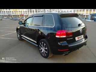 2006 Volkswagen Touareg I, чёрный, 1200000 рублей, вид 4