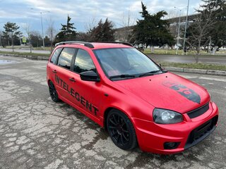 2008 Lada (ВАЗ) Kalina I, красный, 849999 рублей, вид 4