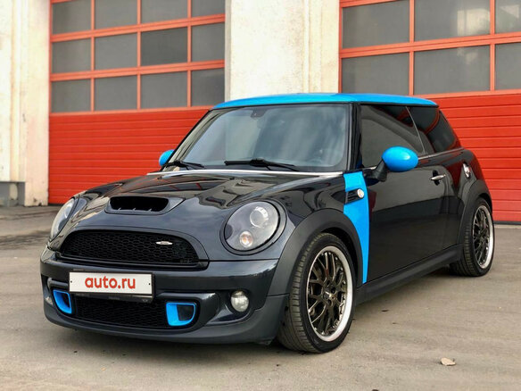 2008 Mini Hatch JCW II (R56), чёрный - вид 2