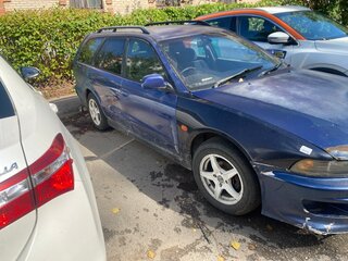 1997 Mitsubishi Legnum, синий, 150000 рублей, вид 2