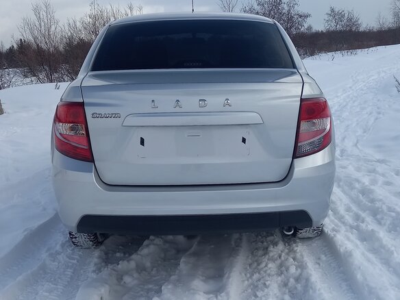 2023 Lada (ВАЗ) Granta I Рестайлинг, серебристый, 985000 рублей - вид 4