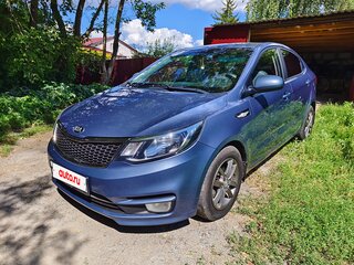 2016 Kia Rio III Рестайлинг, голубой, 1100000 рублей, вид 4