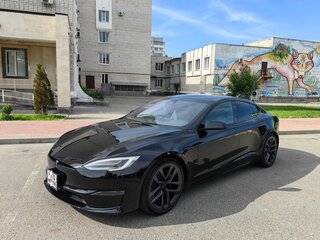 2021 Tesla Model S Plaid I Рестайлинг 2, чёрный, 8600000 рублей, вид 3