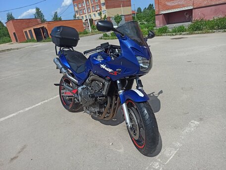 2001 Honda CB 600S, синий, 355000 рублей, вид 1
