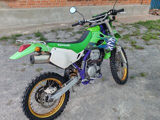 1997 Kawasaki KLX 250, зелёный, 350000 рублей, вид 1