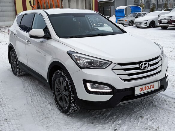 2014 Hyundai Santa Fe III, белый, 1500000 рублей - вид 5