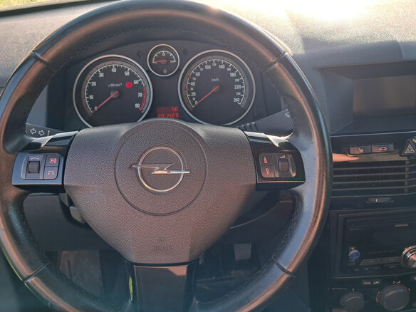 2008 Opel Astra H Рестайлинг, синий, 470000 рублей - вид 7