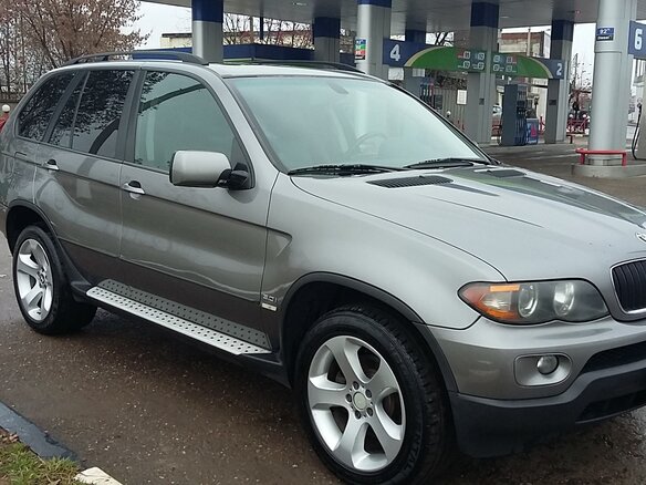 2005 BMW X5 3.0i I (E53) Рестайлинг, серый - вид 5