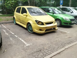 2008 Hyundai Getz I Рестайлинг, жёлтый, 350000 рублей, вид 1