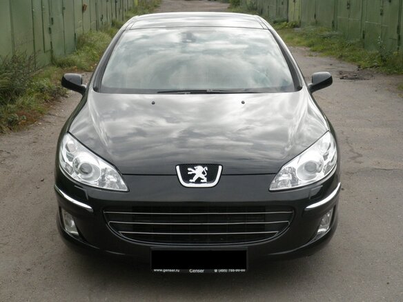 2006 Peugeot 407, чёрный - вид 3