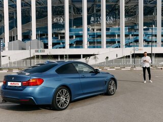 2015 BMW 4 серии 420d xDrive F32/F33/F36, синий, 2180000 рублей, вид 2