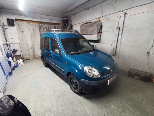 2004 Renault Kangoo I Рестайлинг, зелёный, 630000 рублей