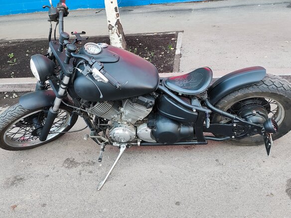 2000 Yamaha XVS400 Drag Star, чёрный, 330000 рублей - вид 1
