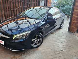 2018 Mercedes-Benz CLA 200 I (C117, X117) Рестайлинг, синий, 1690000 рублей, вид 1