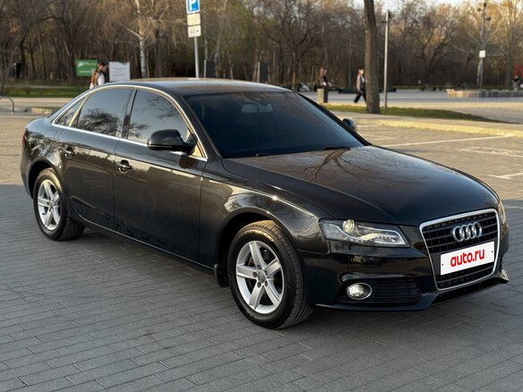 2008 Audi A4 IV (B8), чёрный, 1050000 рублей - вид 1