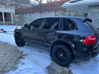 2008 Porsche Cayenne Turbo I Рестайлинг (957), чёрный, 1498000 рублей, вид 5