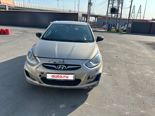 2012 Hyundai Solaris I, бежевый, 530000 рублей, вид 1
