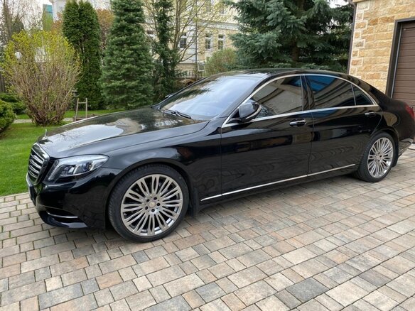 2014 Mercedes-Benz S-Класс 350 CDI BlueTEC Long 7G-TRONIC VI (W222, C217), чёрный, 4490000 рублей