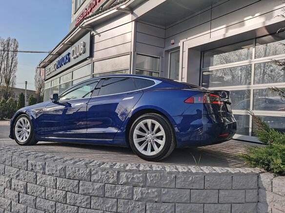 2016 Tesla Model S 75D I Рестайлинг, синий, 2750000 рублей - вид 2