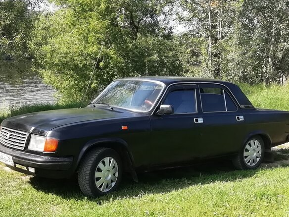 1997 ГАЗ 31029 «Волга», чёрный, 210000 рублей