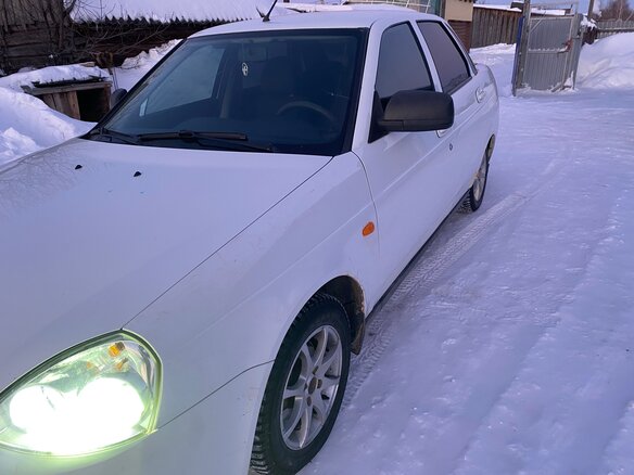 2014 Lada (ВАЗ) Priora I Рестайлинг, белый, 770000 рублей - вид 10