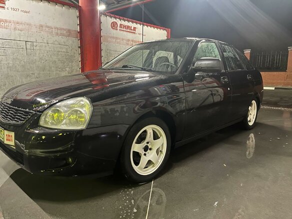 2008 Lada (ВАЗ) Priora I, зелёный, 390000 рублей - вид 7