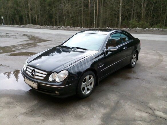 2003 Mercedes-Benz CLK-Класс 200 II (W209), чёрный - вид 10