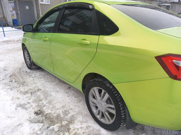 2016 Lada (ВАЗ) Vesta I, жёлтый - вид 7