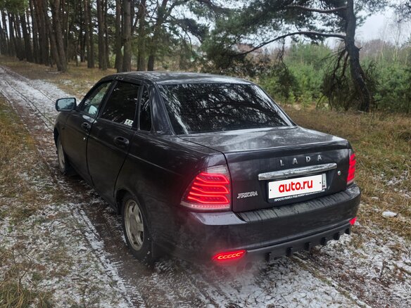 2008 Lada (ВАЗ) Priora I, серый, 415000 рублей - вид 6