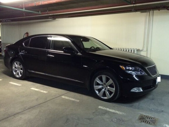 2008 Lexus LS 600h L IV Рестайлинг, чёрный - вид 2