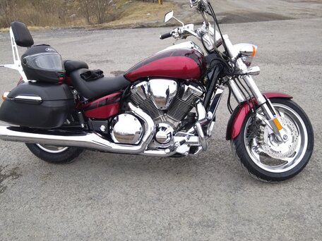 2007 Honda VTX 1800, пурпурный, 780000 рублей, вид 1