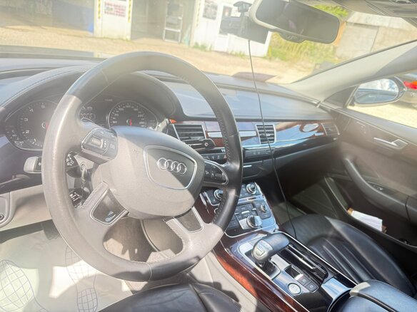 2012 Audi A8 III (D4), чёрный, 2700000 рублей - вид 6