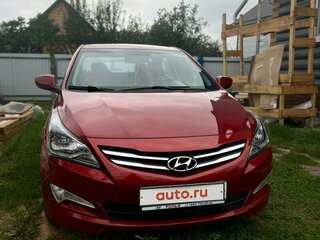 2014 Hyundai Solaris I Рестайлинг, красный, 900000 рублей, вид 3