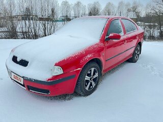 2009 Skoda Octavia I (A4) Рестайлинг, красный, 250000 рублей, вид 1