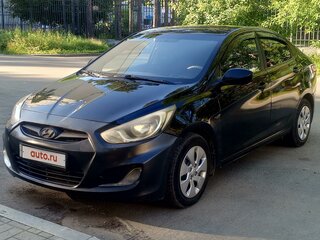 2014 Hyundai Solaris I, чёрный, 860000 рублей, вид 1
