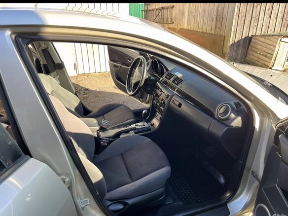 2008 Mazda 3 4-speed I (BK) Рестайлинг, серый, 535000 рублей - вид 3