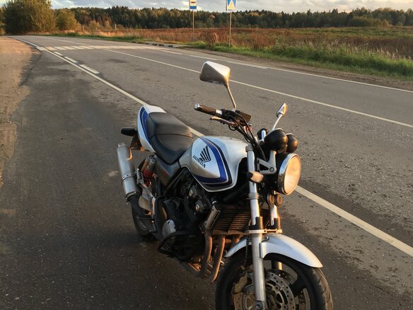 2002 Honda CB 400 Super Four, серебристый - вид 6