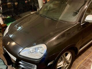 2008 Porsche Cayenne S I Рестайлинг (957), чёрный, 2100000 рублей, вид 2