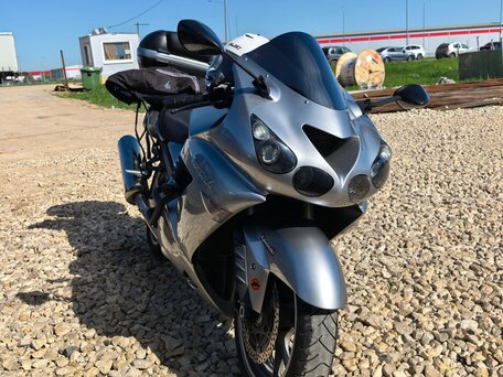 2007 Kawasaki ZZR 1400, серебристый, 800000 рублей, вид 5
