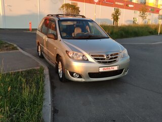 2004 Mazda MPV II (LW) Рестайлинг, серебристый, 410000 рублей, вид 1