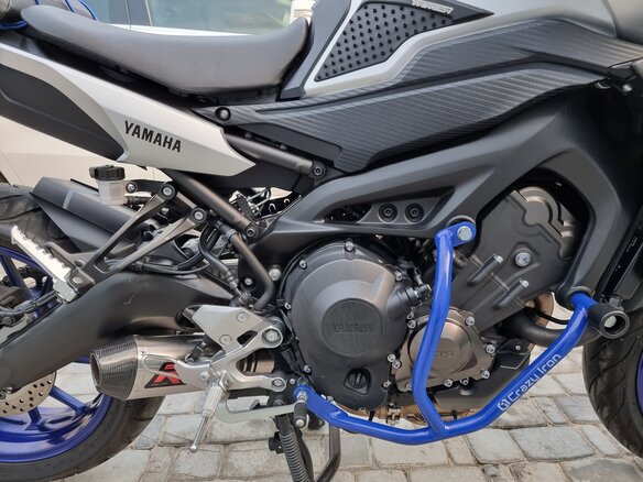 2017 Yamaha MT-09 Tracer (FJ-09), серебристый, 920000 рублей - вид 15