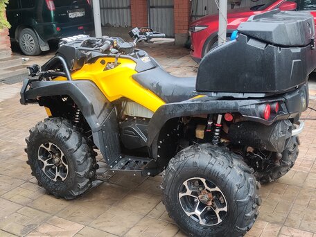 2013 BRP Can-Am Outlander X MR 650, жёлтый, 950000 рублей, вид 5