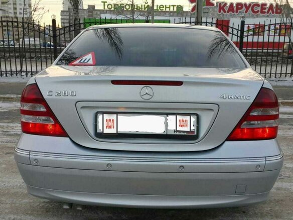 2006 Mercedes-Benz C-Класс 280 II (W203) Рестайлинг, серебристый - вид 4
