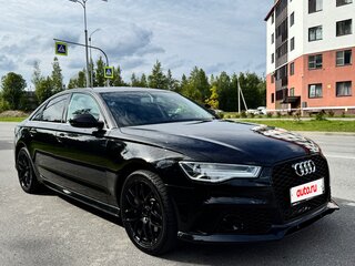 2016 Audi A6 IV (C7) Рестайлинг, чёрный, 2450000 рублей, вид 4