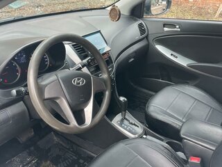 2014 Hyundai Solaris I Рестайлинг, белый, 955000 рублей, вид 4